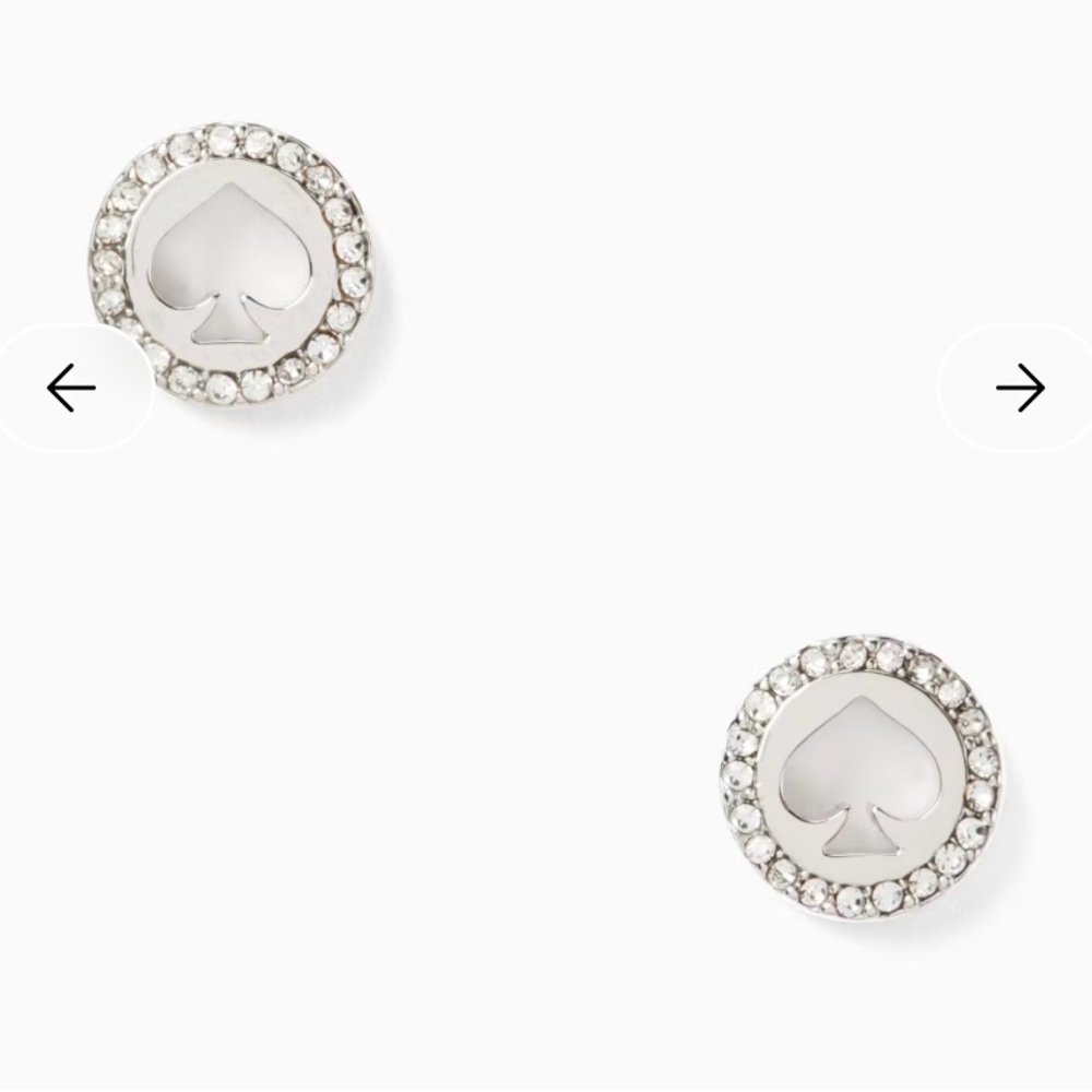 NEW Kate Spade”Spot the Spade” Earrings - Picture 4 of 5